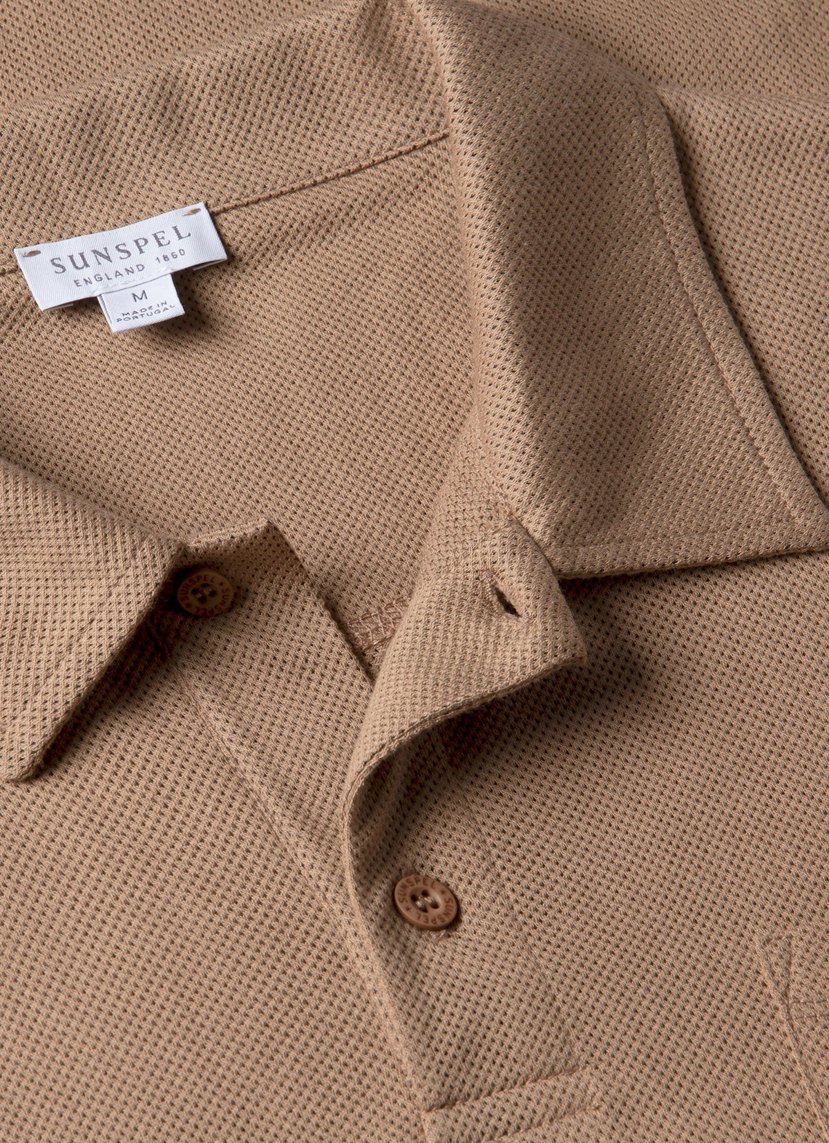 Mens Riviera Polo Shirt In Dune Mpol1026 Brfz