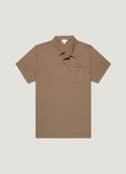 Men's Riviera Polo Shirt in Dark Cedar