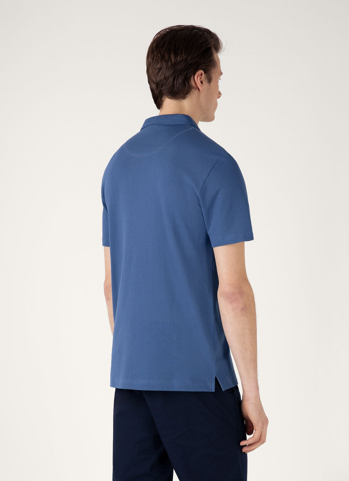 Mens Riviera Polo Shirt In Soft Denim Mpol1026 Buwc
