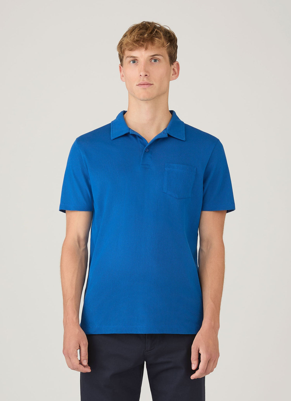Mens Riviera Polo Shirt In Cobalt Mpol1026 Buwp