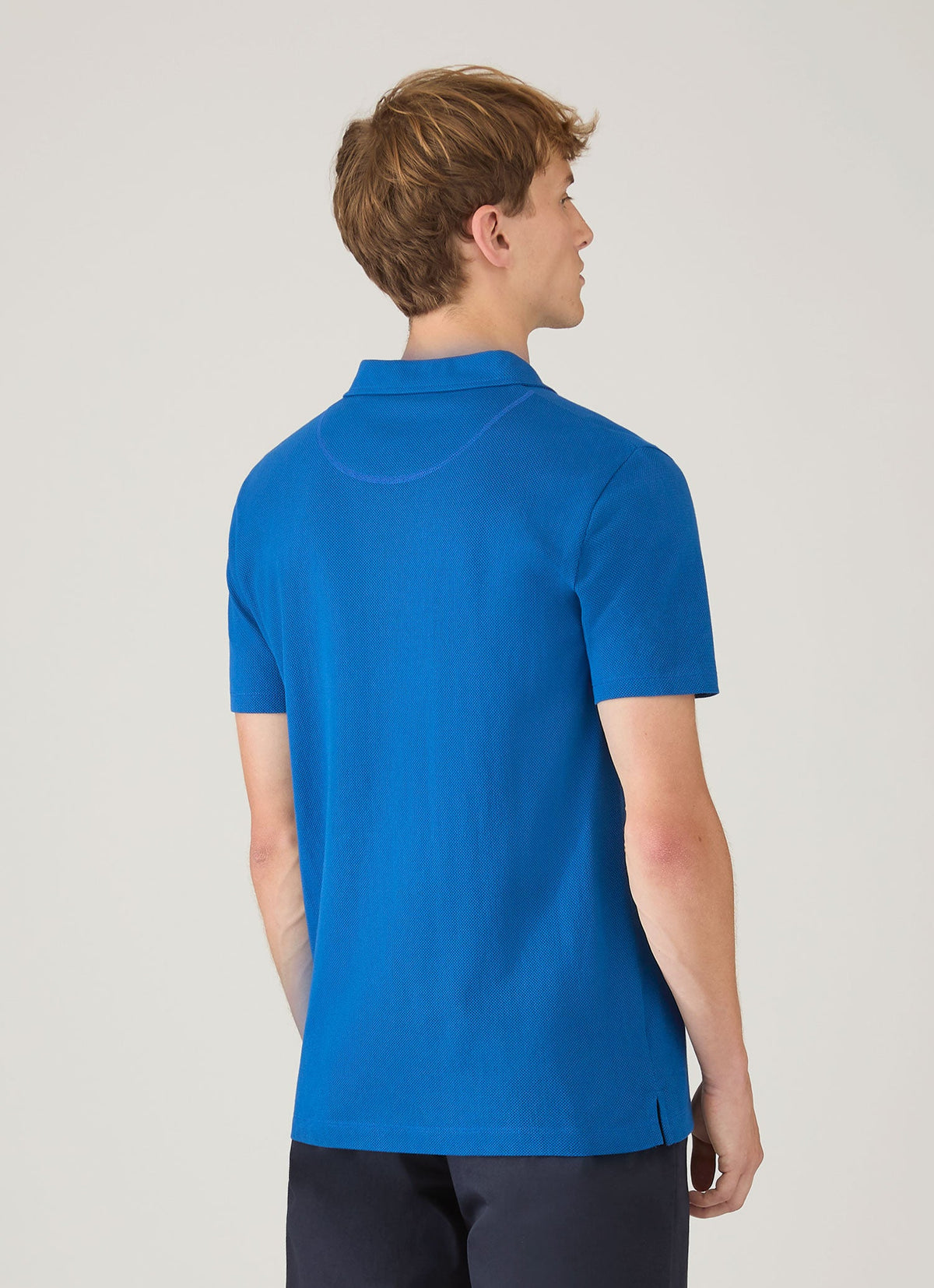Mens Riviera Polo Shirt In Cobalt Mpol1026 Buwp