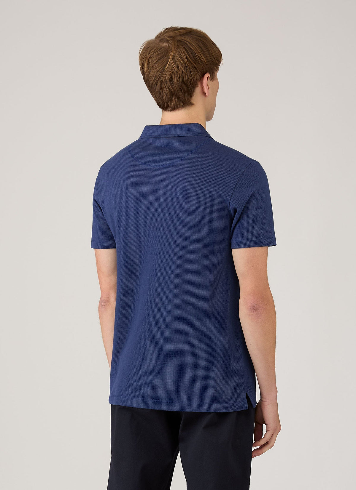 Mens Riviera Polo Shirt In Ink Blue Mpol1026 Buwx