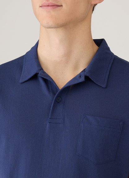 Mens Riviera Polo Shirt In Ink Blue Mpol1026 Buwx