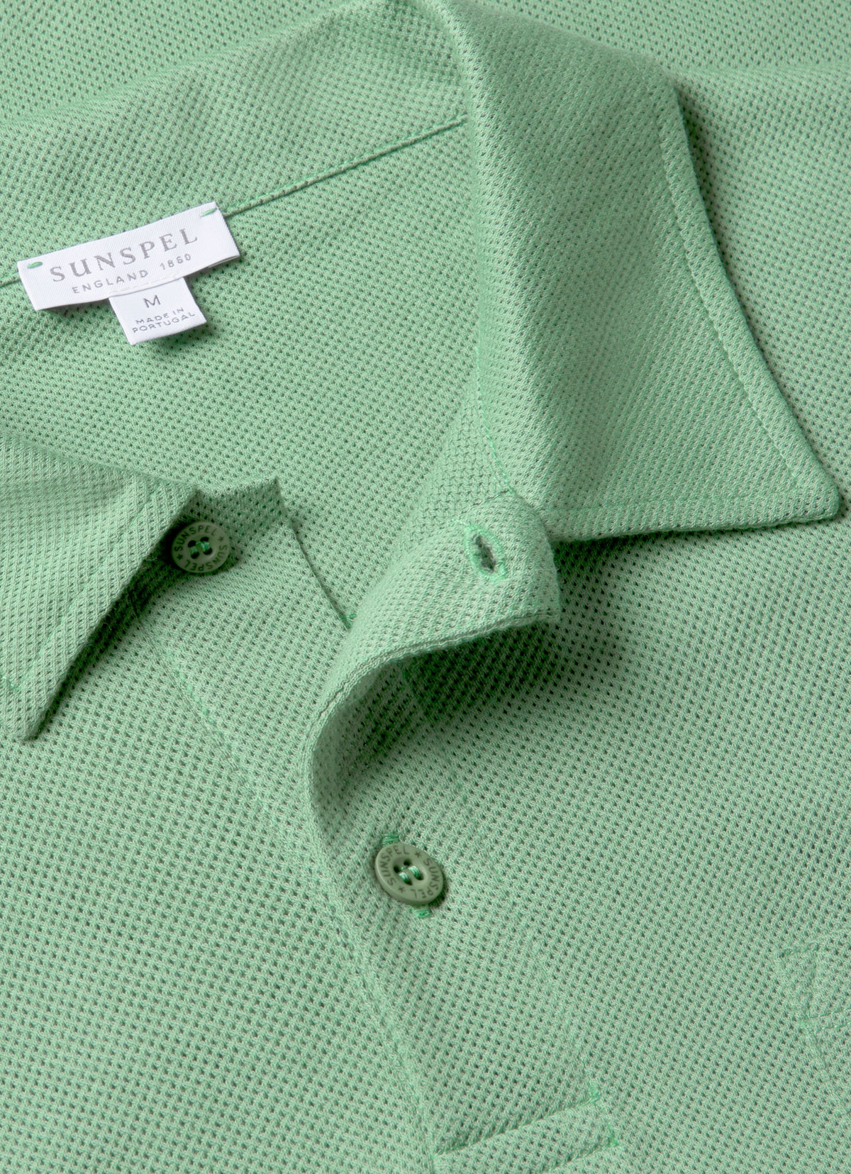 Men S Riviera Polo Shirt In Thyme Mpol1026 Gnfp