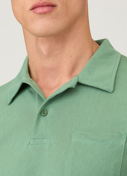 Men S Riviera Polo Shirt In Thyme Mpol1026 Gnfp