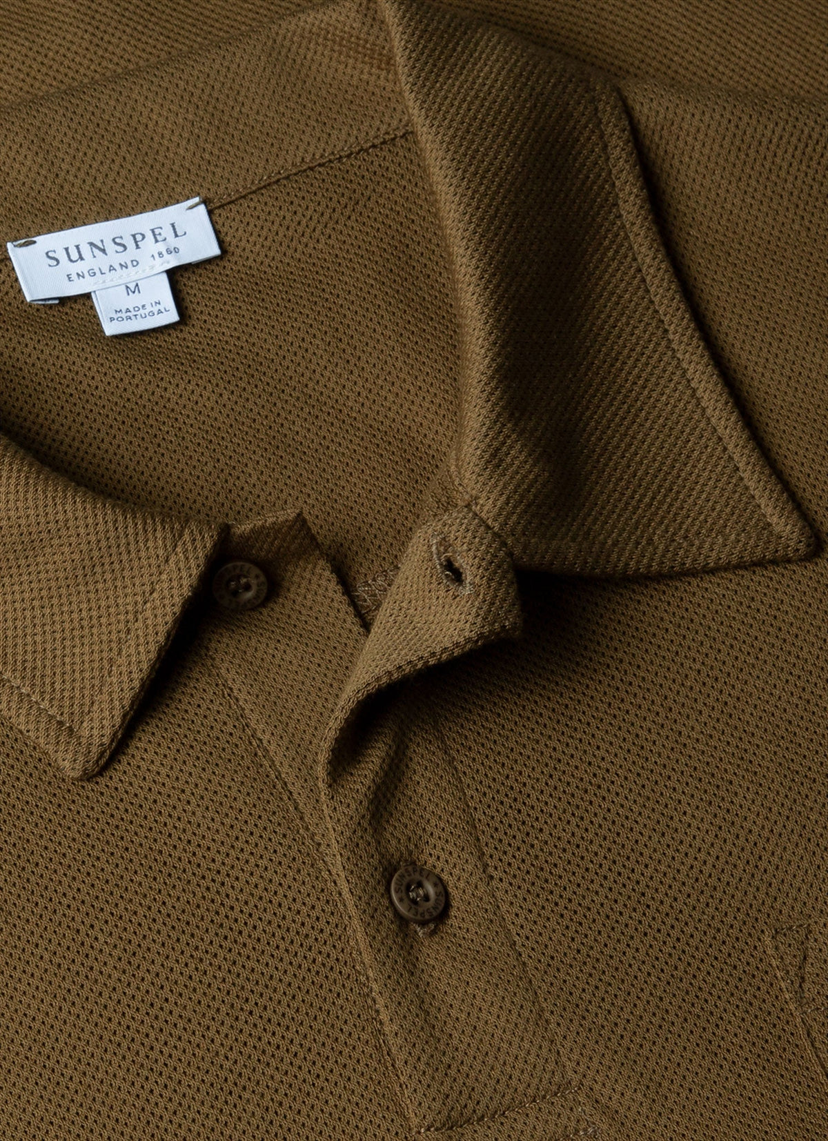 Mens Riviera Polo Shirt In Olive Green Mpol1026 Gnia