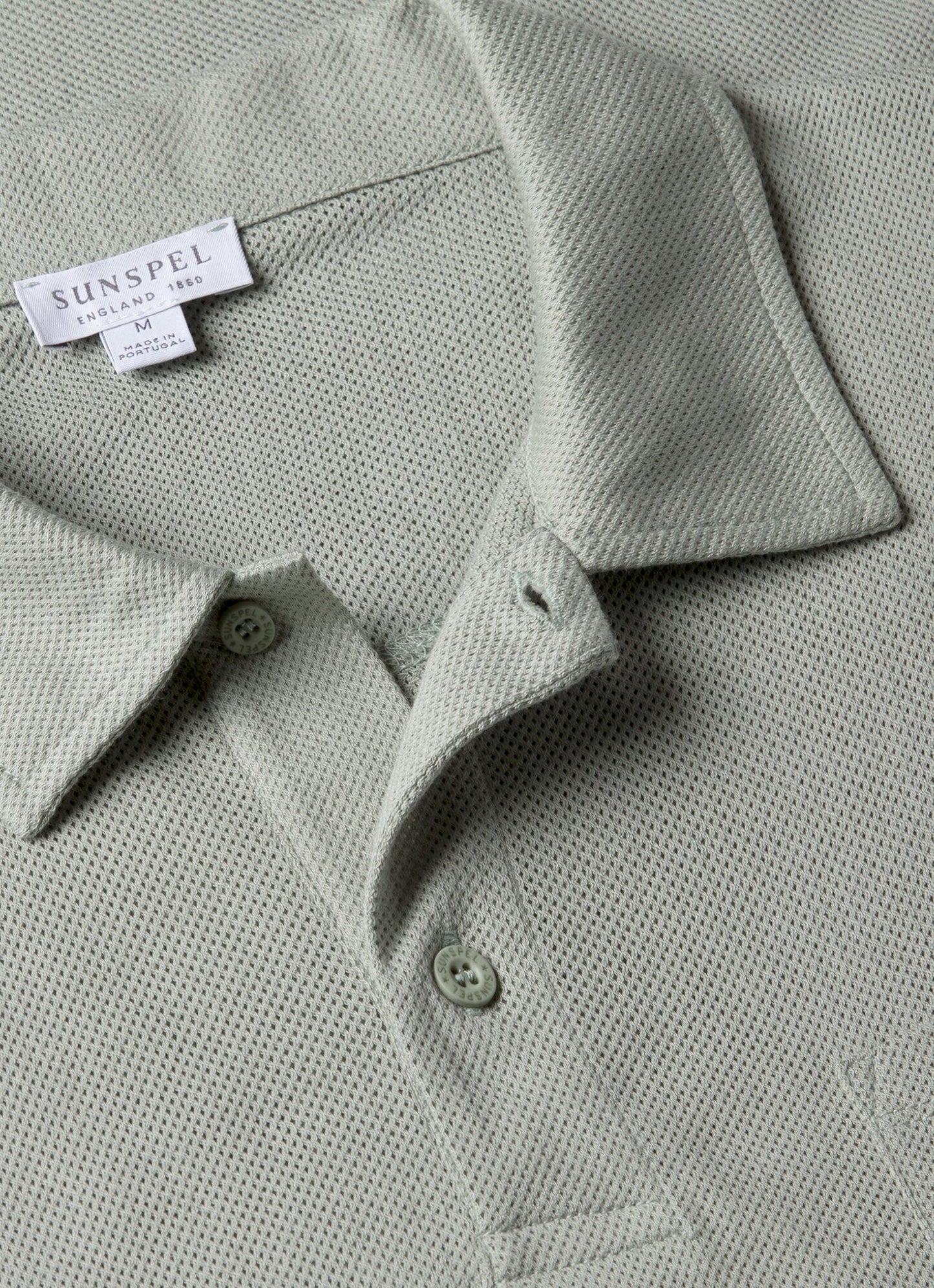 Mens Riviera Polo Shirt In Pastel Green Mpol1026 Gnii