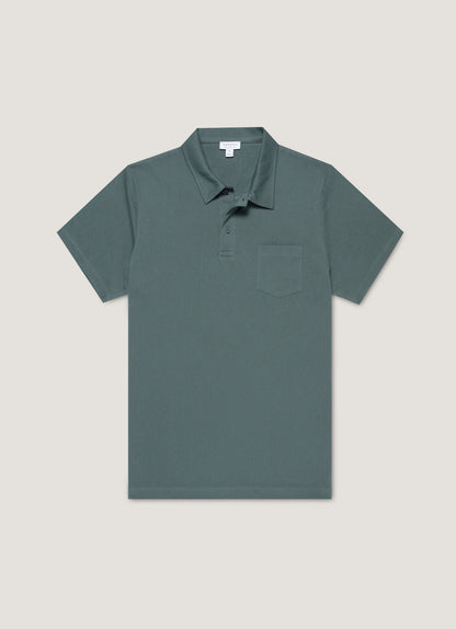 Mens Riviera Polo Shirt In Dark Petrol Mpol1026 Gnit