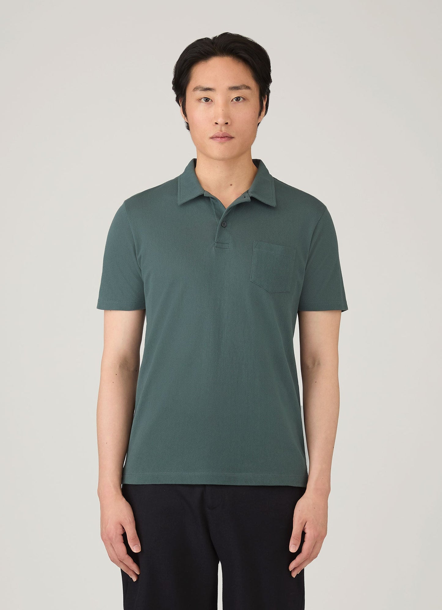 Mens Riviera Polo Shirt In Dark Petrol Mpol1026 Gnit