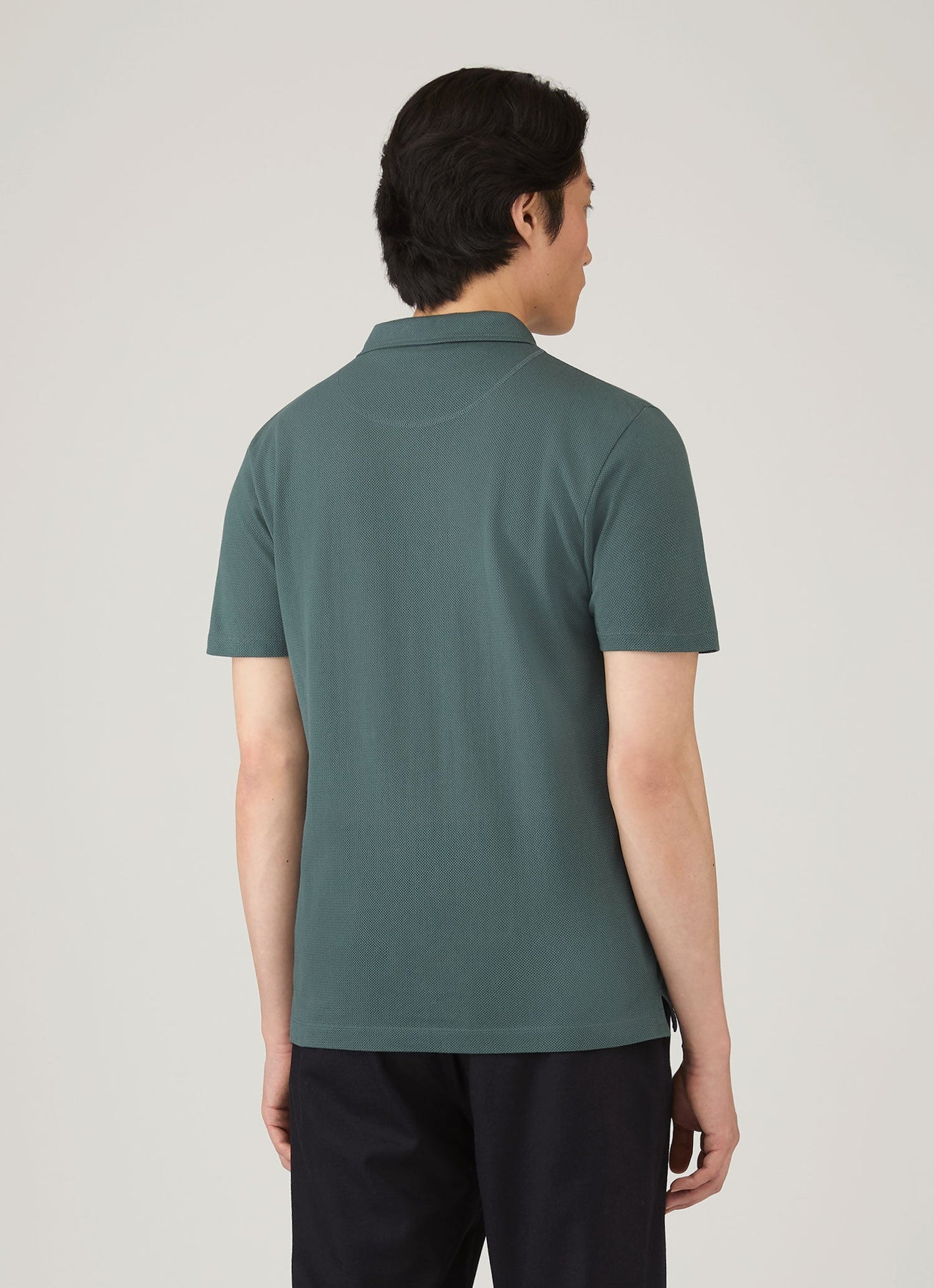 Mens Riviera Polo Shirt In Dark Petrol Mpol1026 Gnit