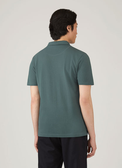 Mens Riviera Polo Shirt In Dark Petrol Mpol1026 Gnit
