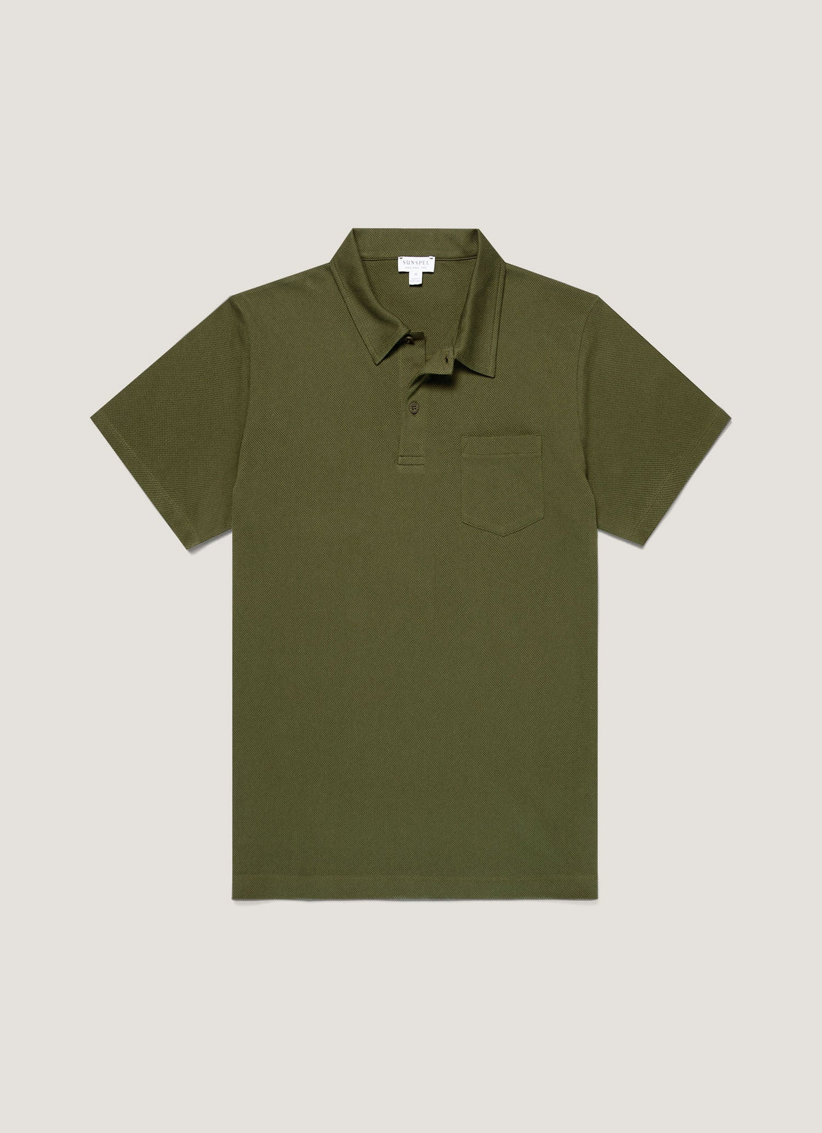 Mens Riviera Polo Shirt In Deep Olive Mpol1026 Gniz