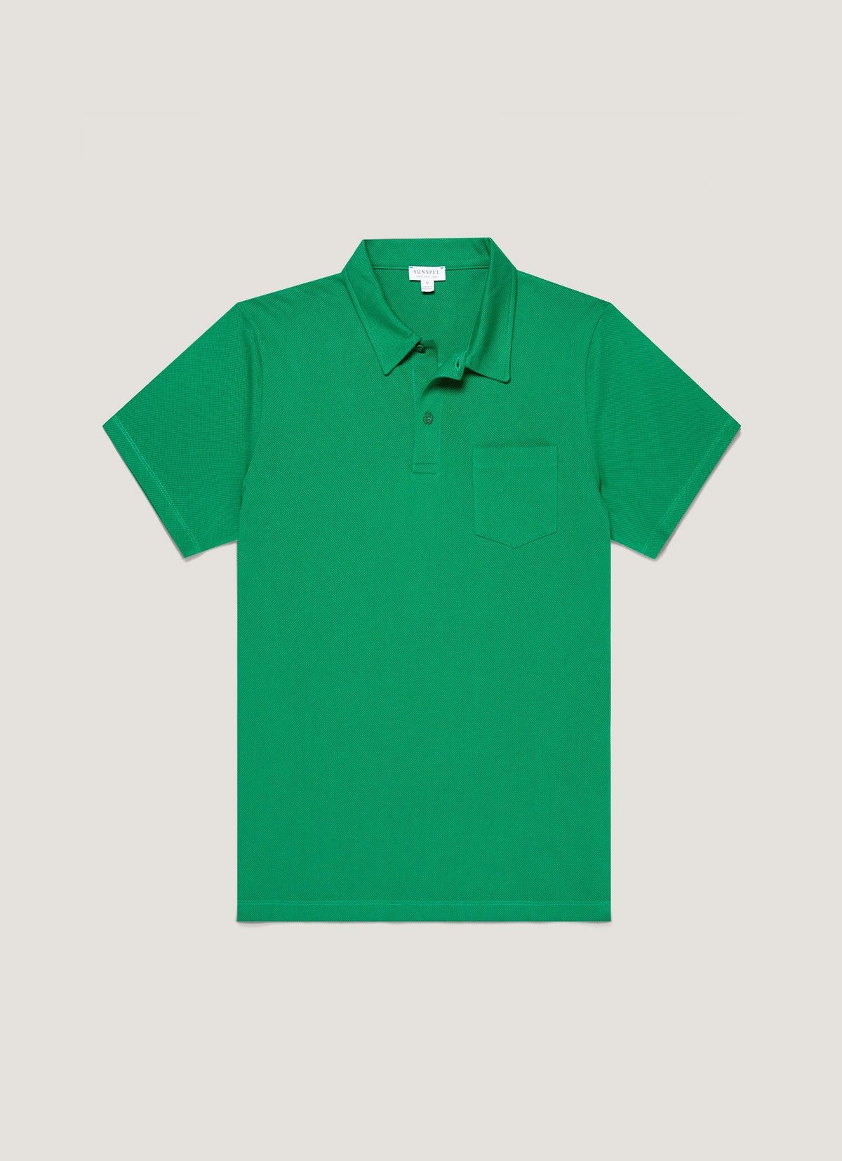 Mens Riviera Polo Shirt In Bright Green Mpol1026 Gnjc