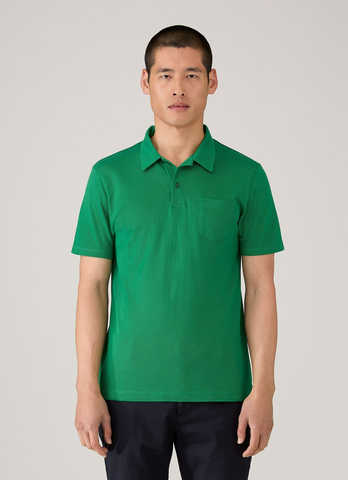 Mens Riviera Polo Shirt In Bright Green Mpol1026 Gnjc