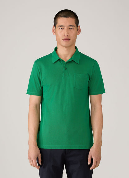 Mens Riviera Polo Shirt In Bright Green Mpol1026 Gnjc
