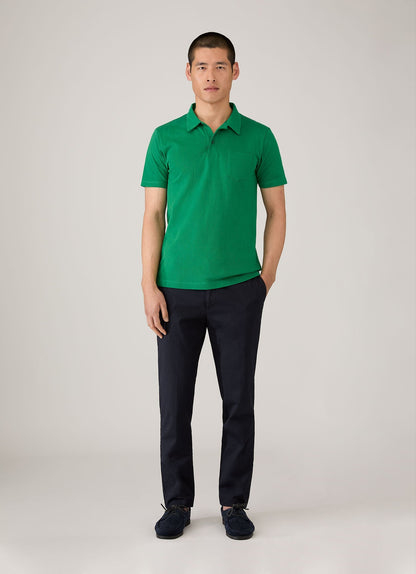 Mens Riviera Polo Shirt In Bright Green Mpol1026 Gnjc
