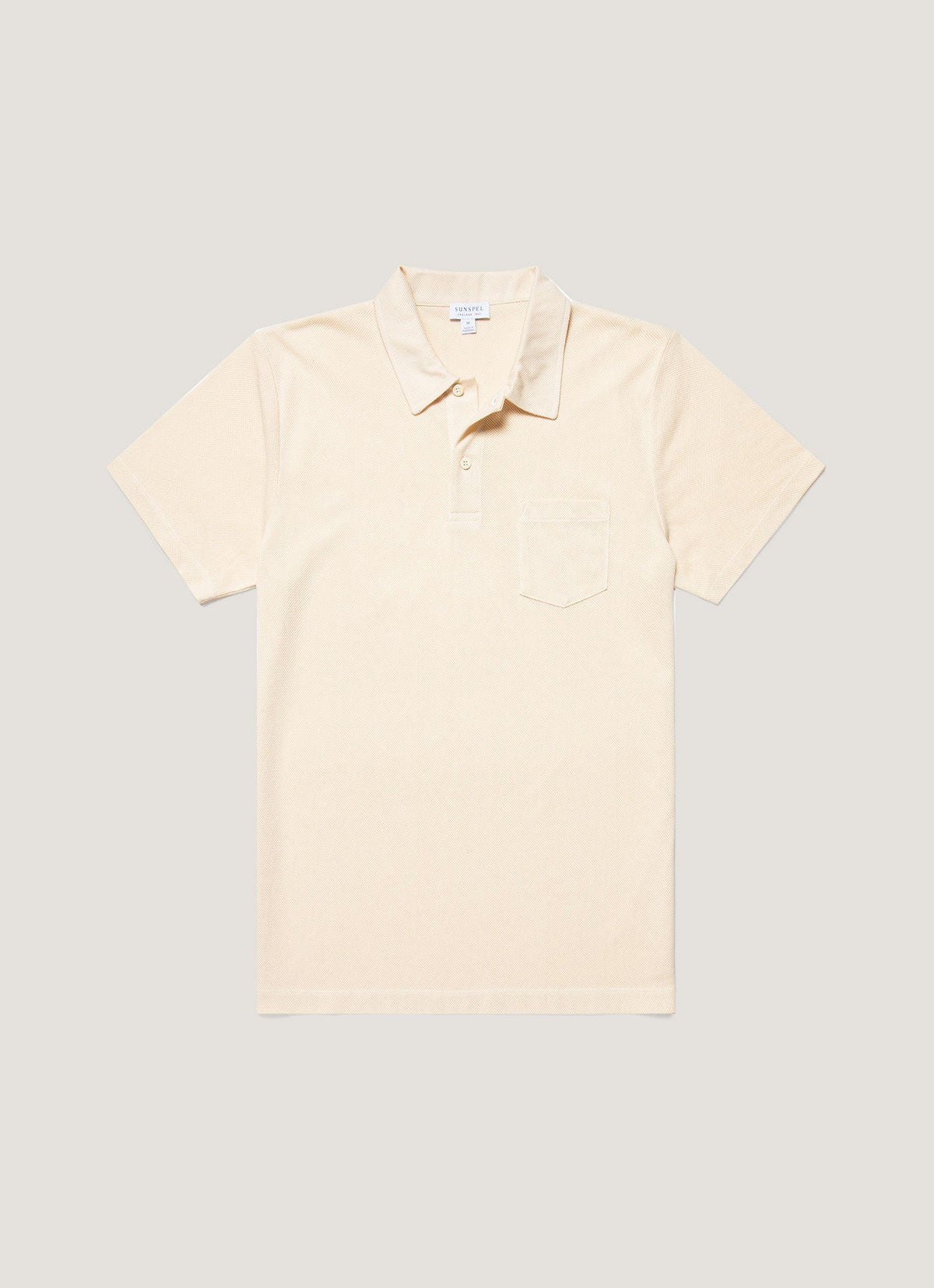 Men S Natural Riviera Polo Shirt In Undyed Mpol1026U Nuab