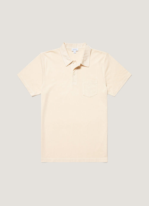 Men S Natural Riviera Polo Shirt In Undyed Mpol1026U Nuab