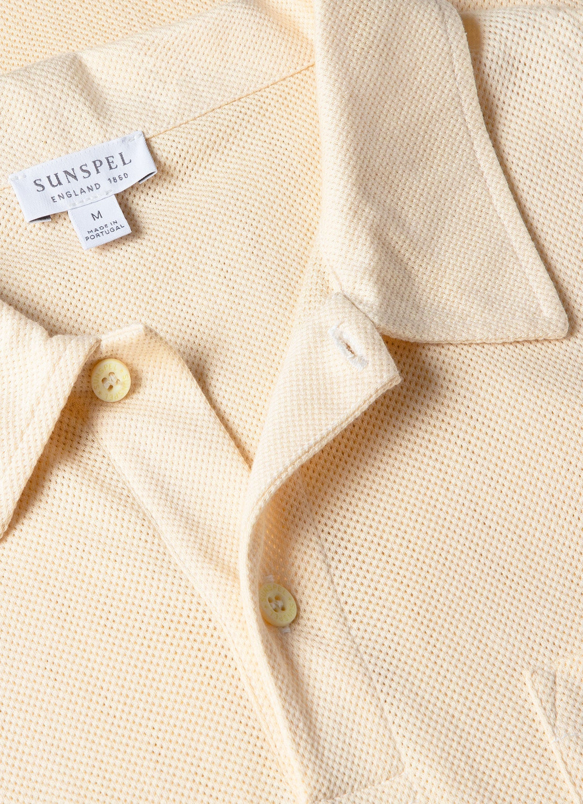 Men S Natural Riviera Polo Shirt In Undyed Mpol1026U Nuab