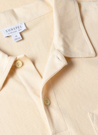 Men S Natural Riviera Polo Shirt In Undyed Mpol1026U Nuab