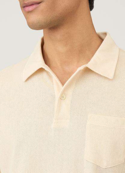 Men S Natural Riviera Polo Shirt In Undyed Mpol1026U Nuab