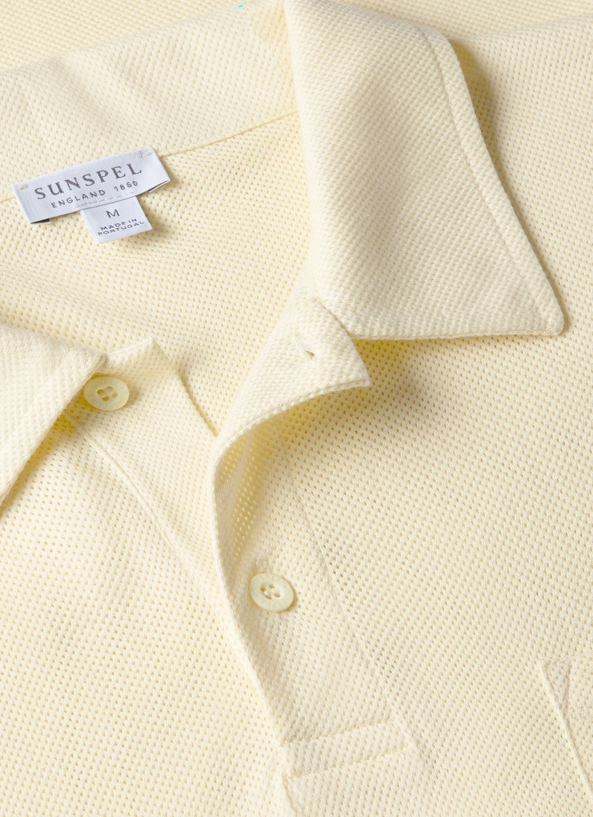 Mens Riviera Polo Shirt In Buttermilk Mpol1026 Ylbg