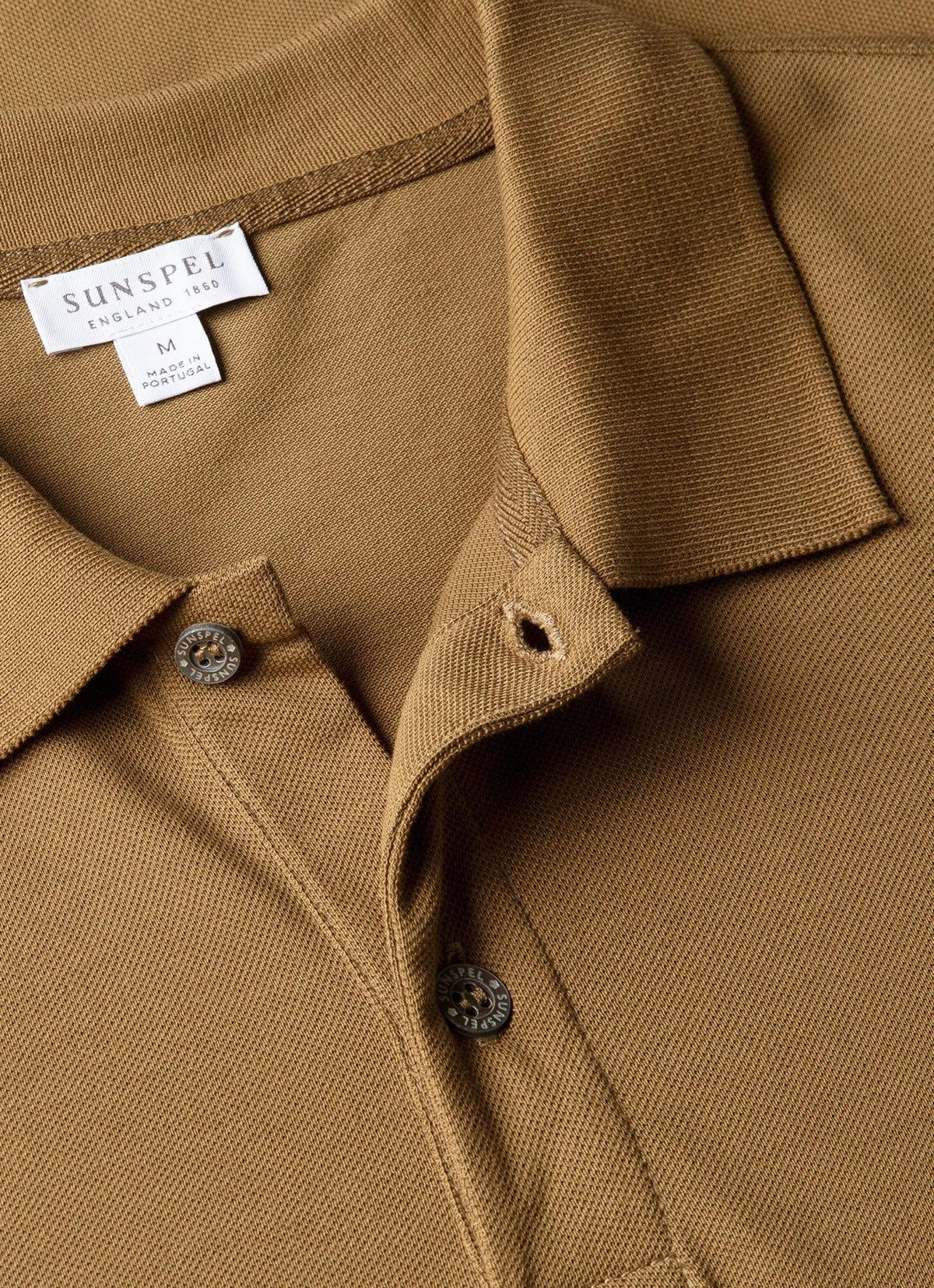 Mens Pique Polo Shirt In Walnut Mpol1028 Brgo