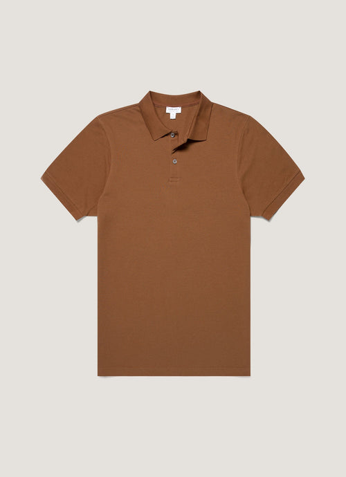 Mens Pique Polo Shirt In Bronze Mpol1028 Brgu