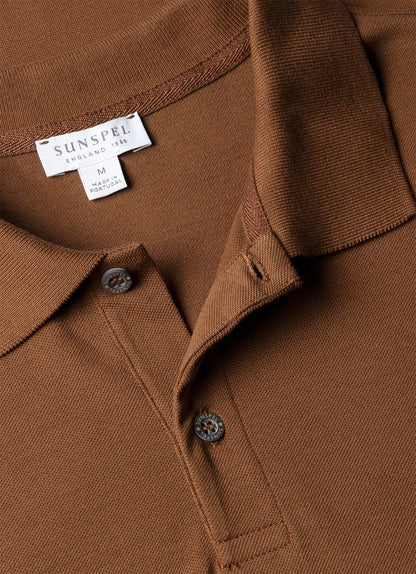 Mens Pique Polo Shirt In Bronze Mpol1028 Brgu