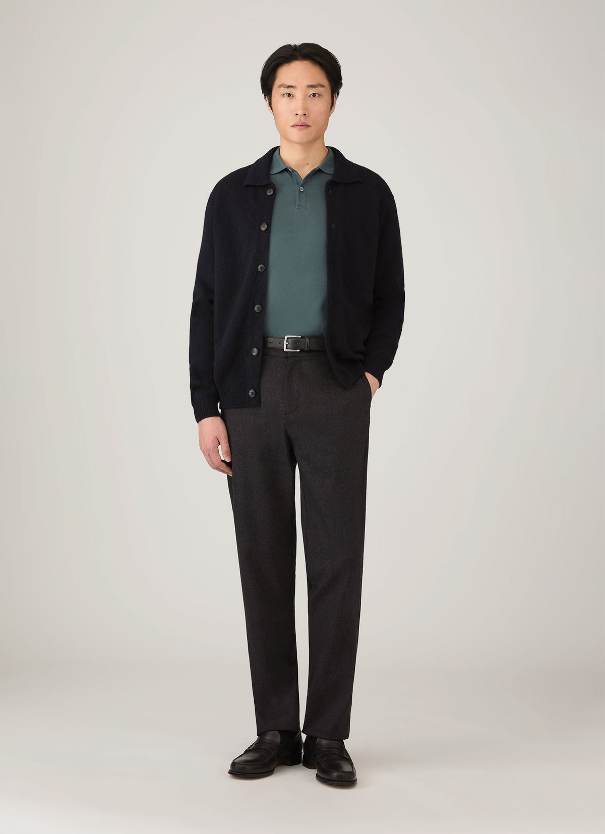 Mens Pique Polo Shirt In Dark Petrol Mpol1028 Gnit