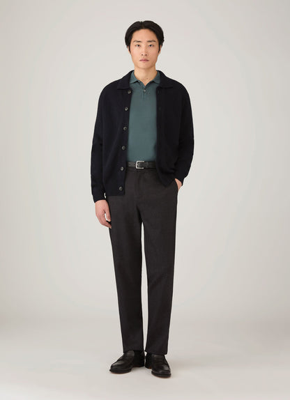 Mens Pique Polo Shirt In Dark Petrol Mpol1028 Gnit