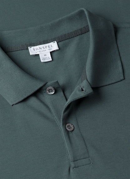 Mens Pique Polo Shirt In Dark Petrol Mpol1028 Gnit