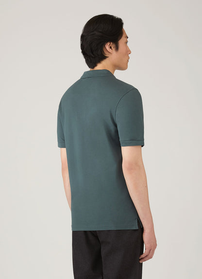 Mens Pique Polo Shirt In Dark Petrol Mpol1028 Gnit