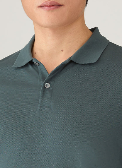 Mens Pique Polo Shirt In Dark Petrol Mpol1028 Gnit
