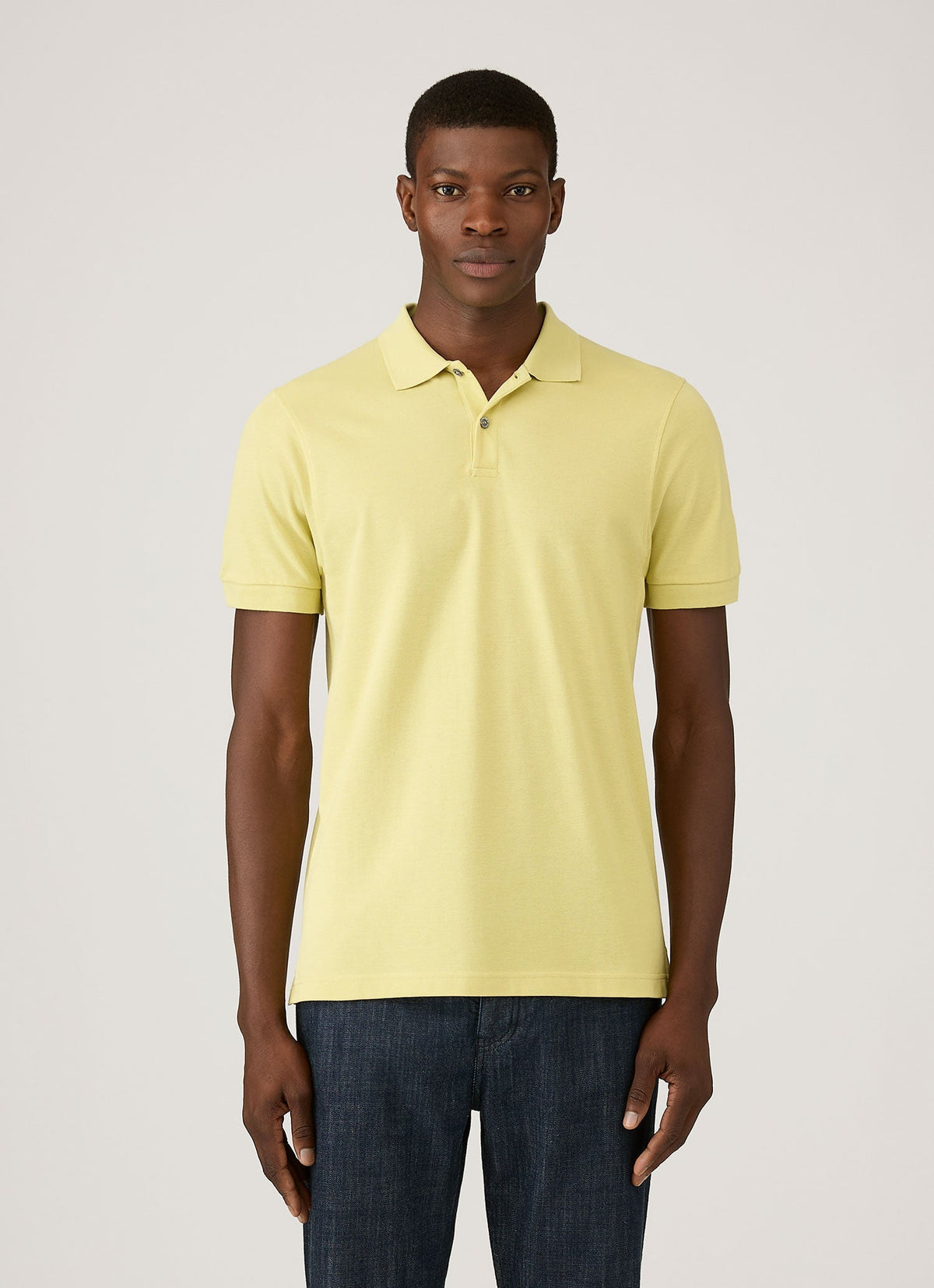 Mens Pique Polo Shirt In Avocado Mpol1028 Gniw