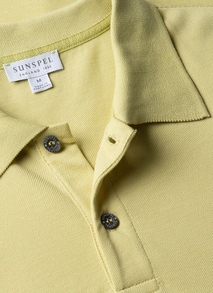 Mens Pique Polo Shirt In Avocado Mpol1028 Gniw
