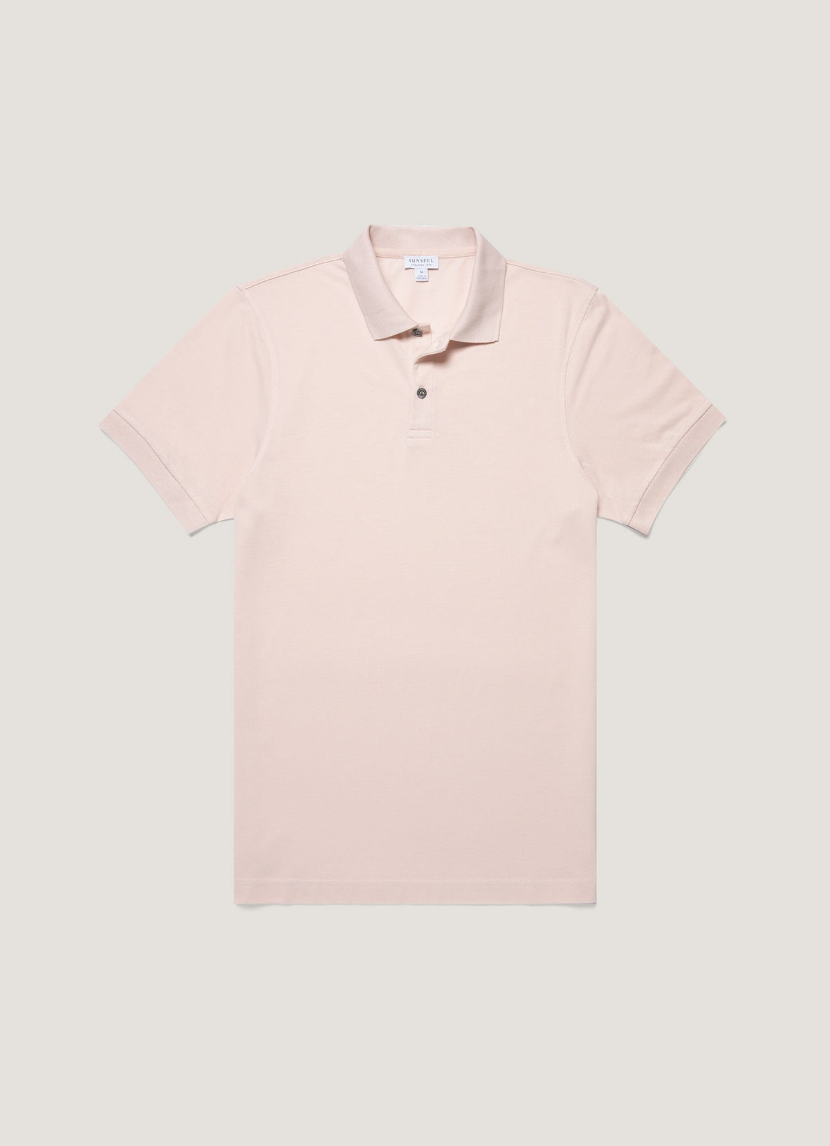 Mens Pique Polo Shirt In Pastel Pink Mpol1028 Pkbl