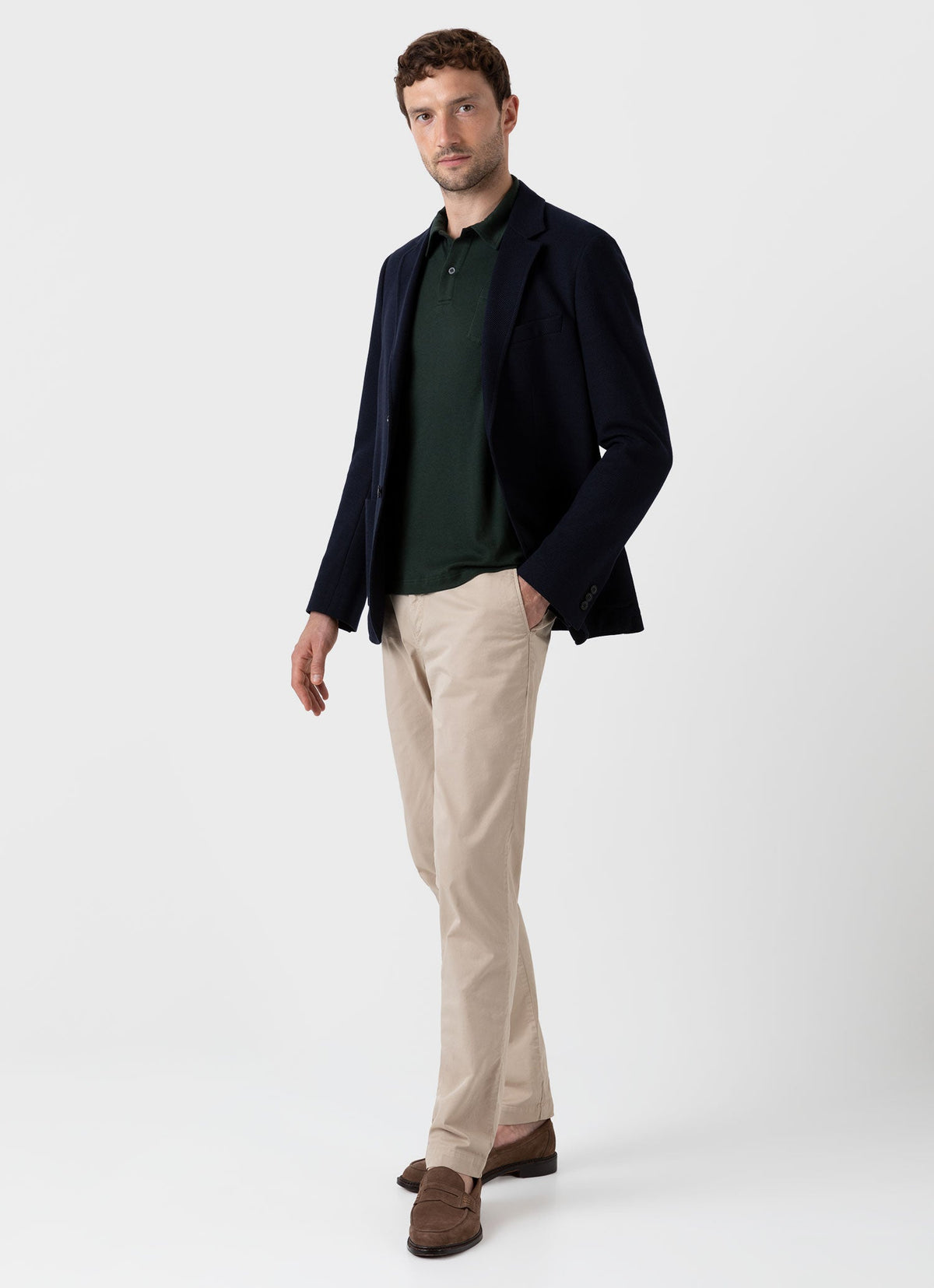 Men S Sea Island Ss Polo Shirt In Seaweed Mpol1048 Gnfq
