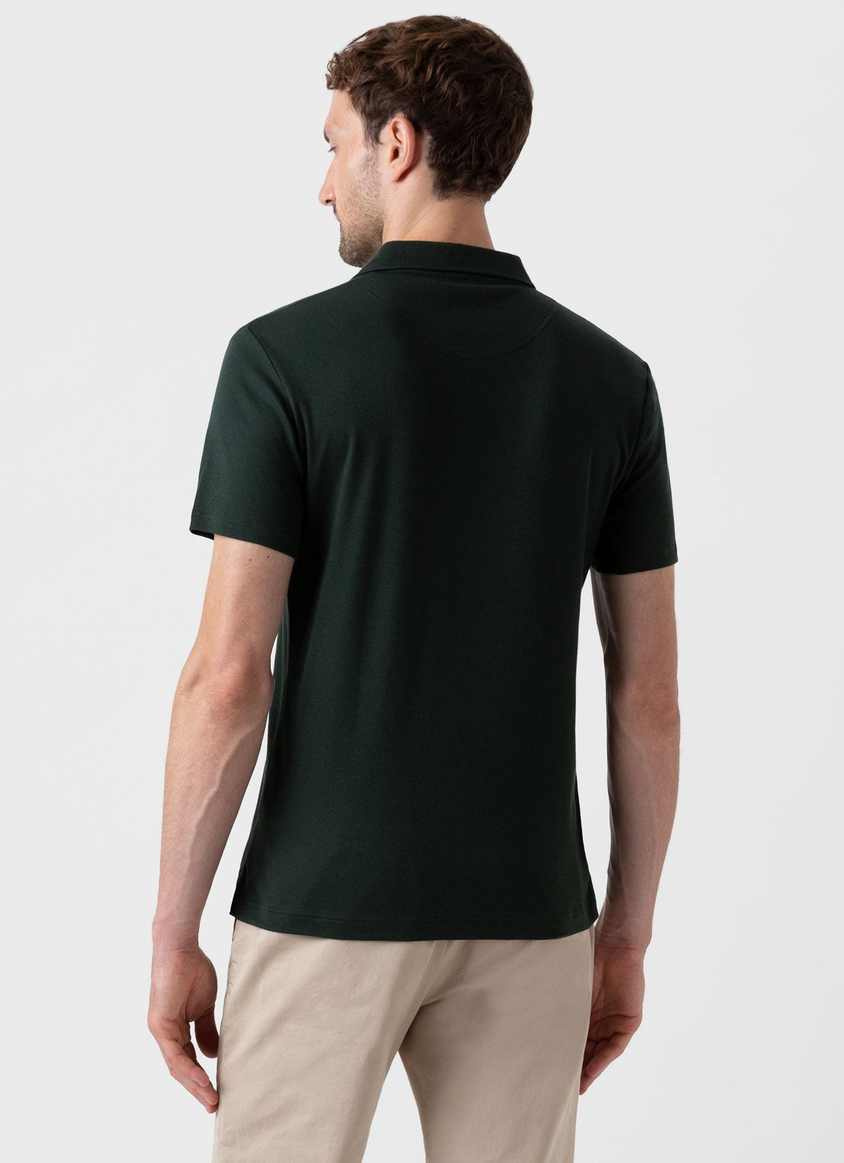 Men S Sea Island Ss Polo Shirt In Seaweed Mpol1048 Gnfq