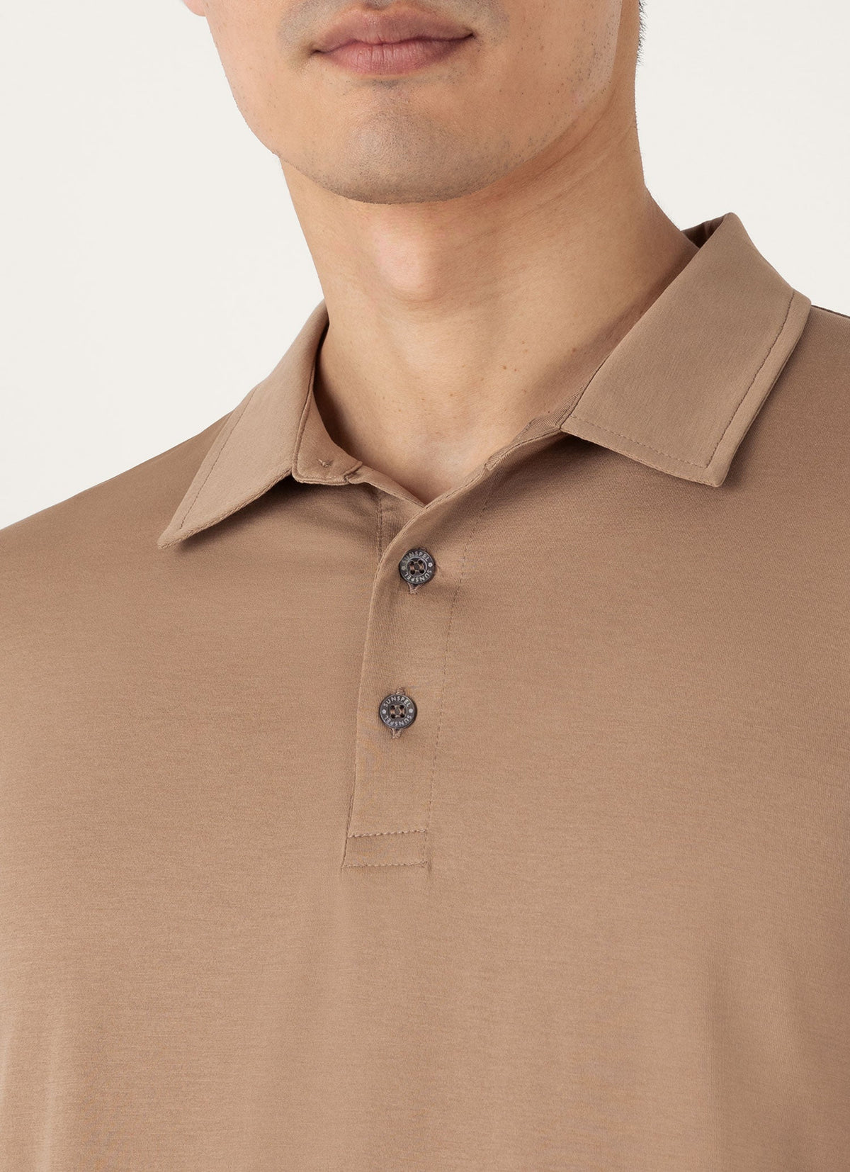 Mens Classic Jersey Polo Shirt In Dune Mpol1052 Brfz