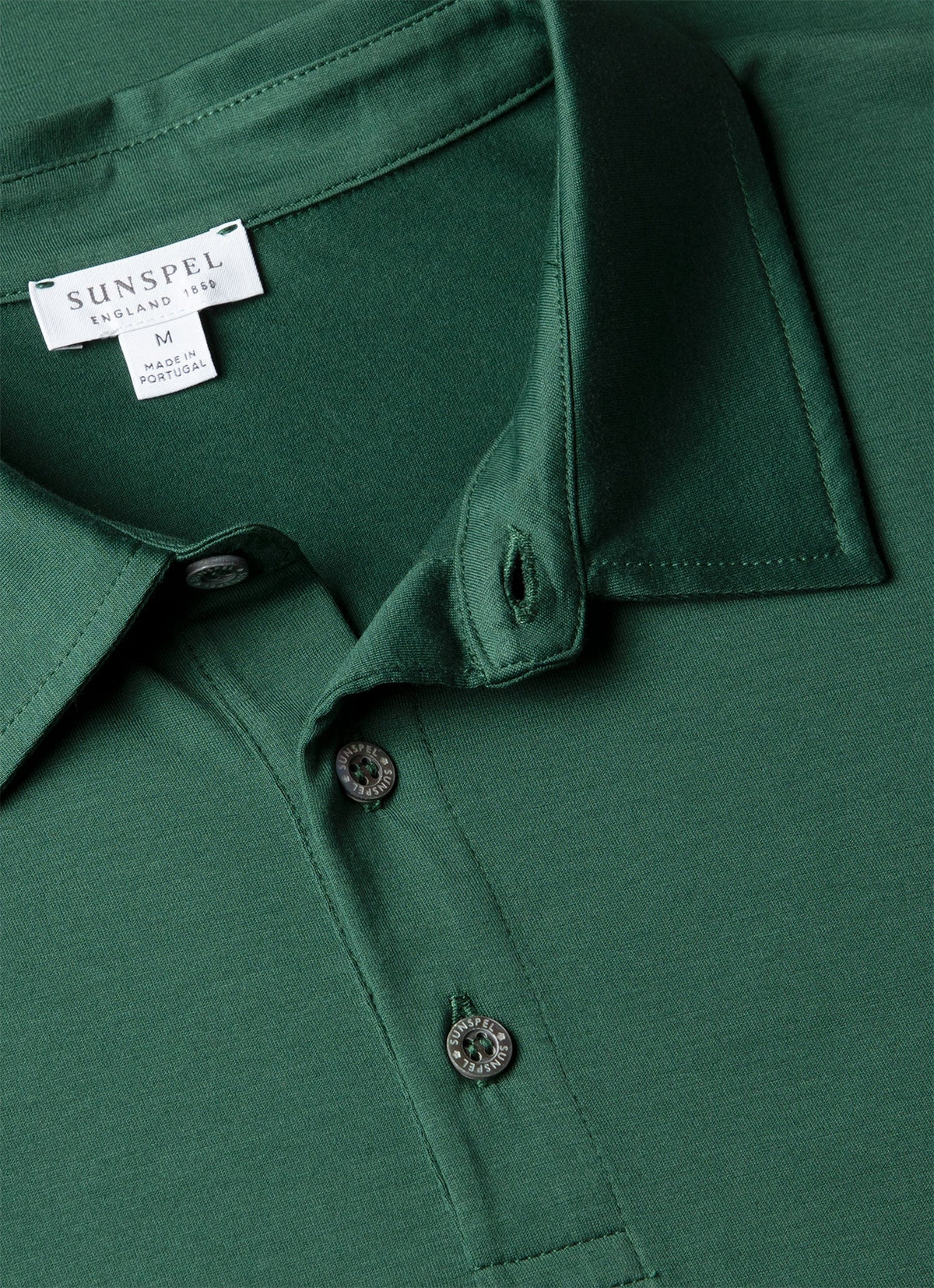 Mens Classic Jersey Polo Shirt In Forest Mpol1052 Gnjd