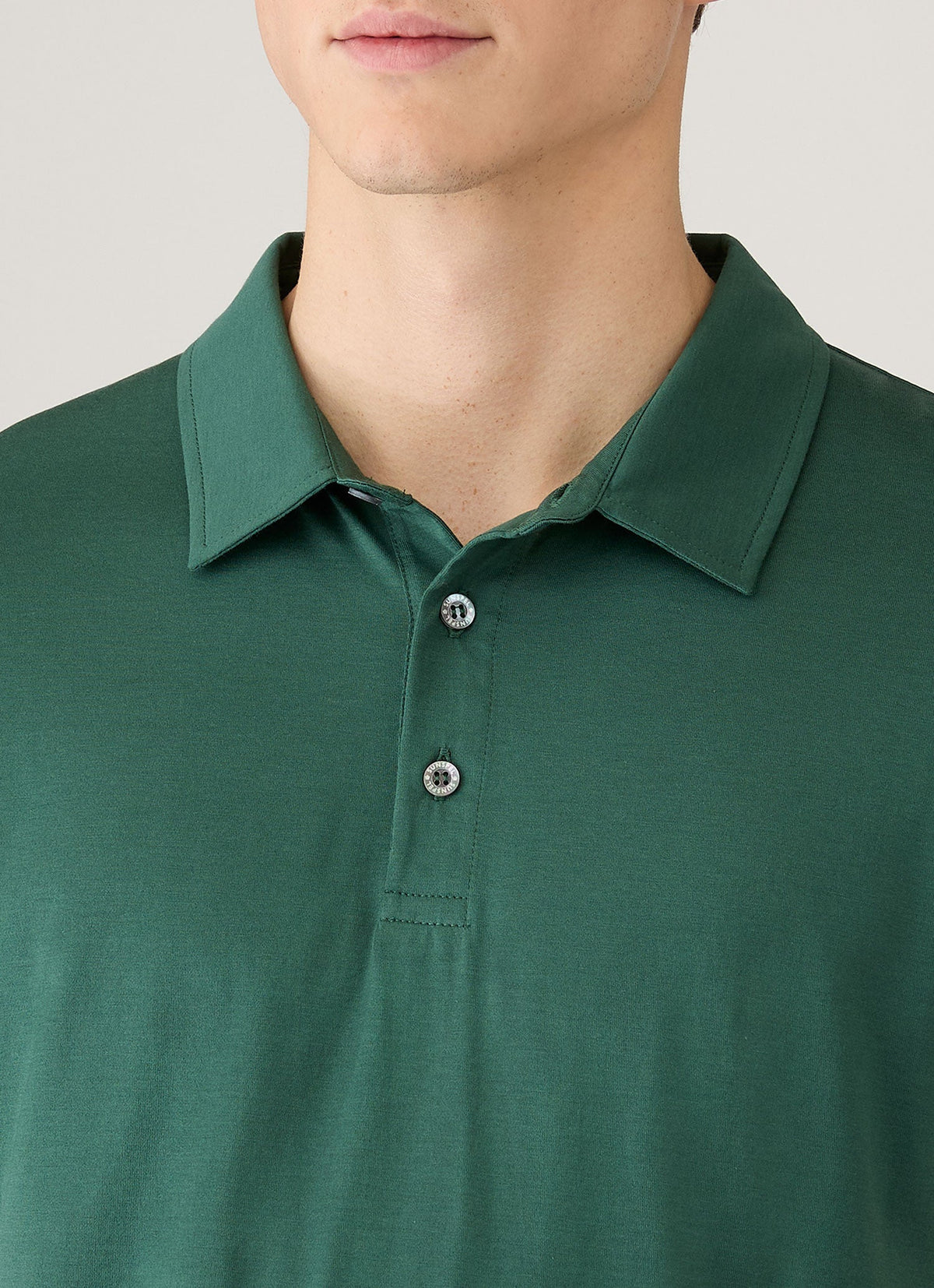 Mens Classic Jersey Polo Shirt In Forest Mpol1052 Gnjd