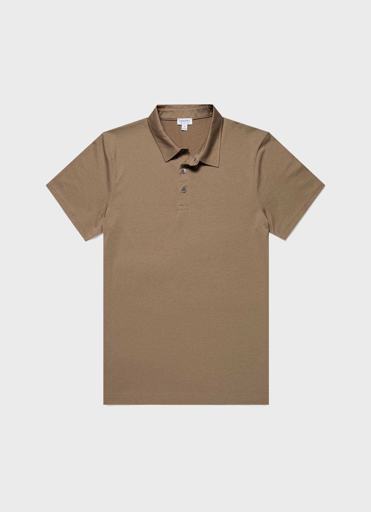 Mens Classic Jersey Polo Shirt In Dark Stone Mpol1052 Whdc