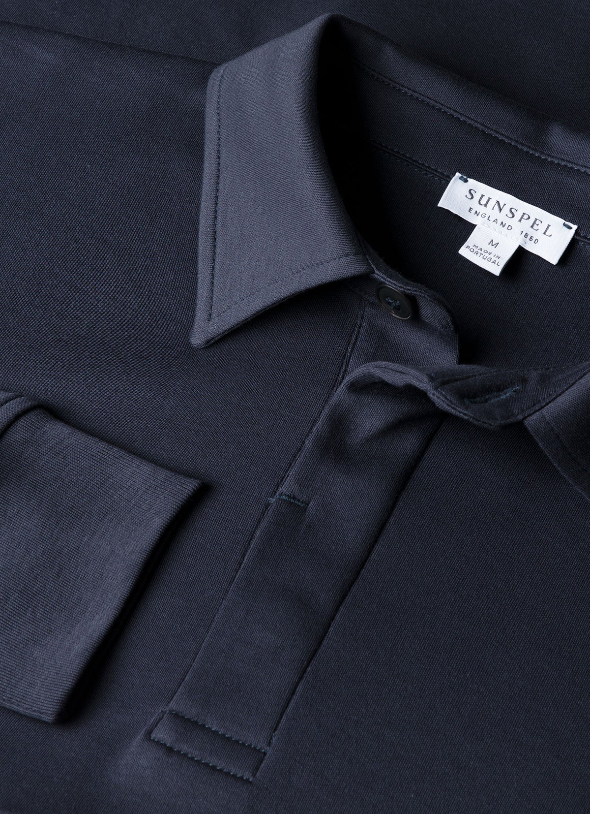 Mens Heavyweight Rugby Polo Shirt In Navy Mpol1066 Buaa