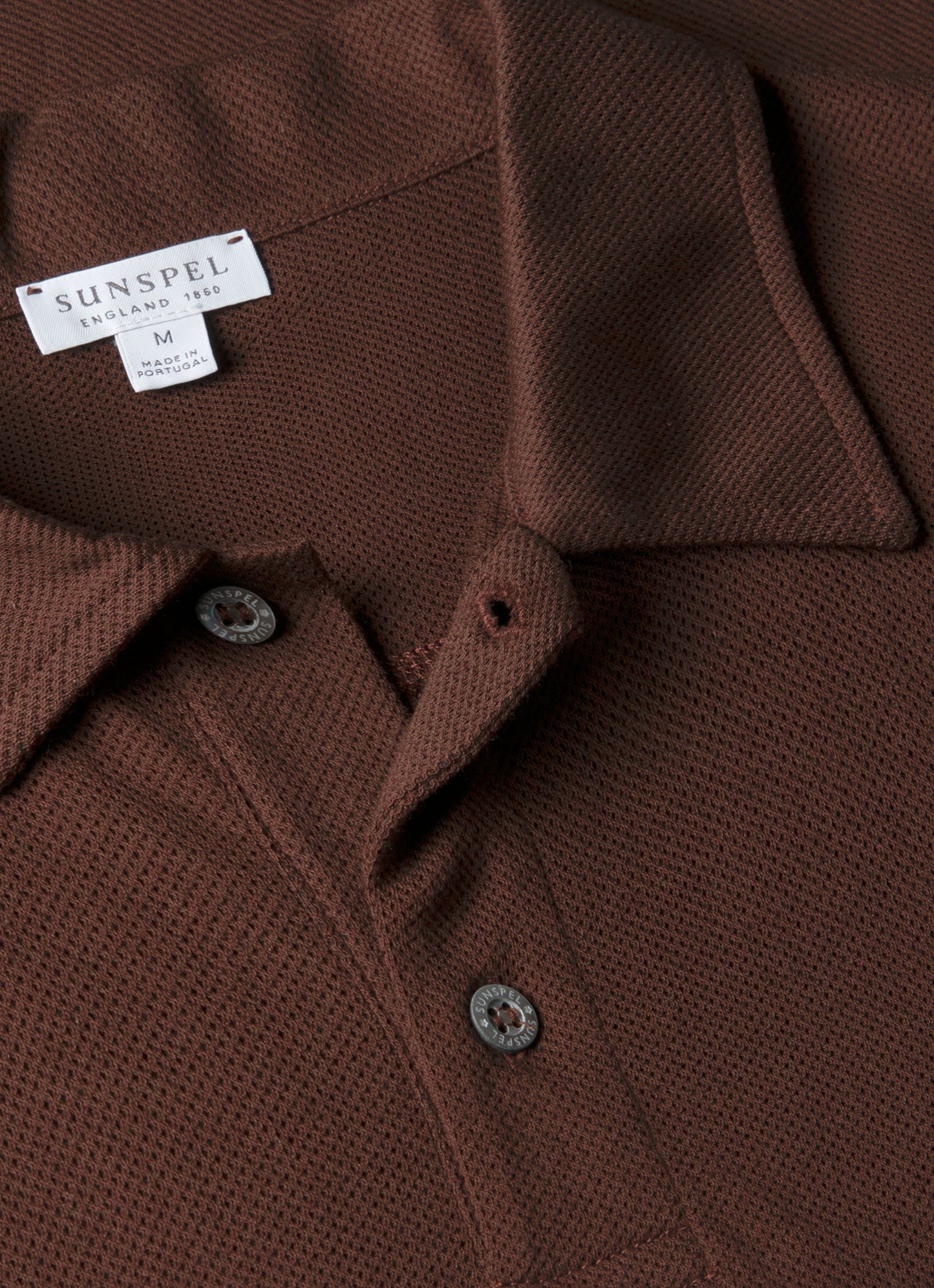 Mens Regular Fit Riviera Polo Shirt In Bakelite Mpol1076 Rdel