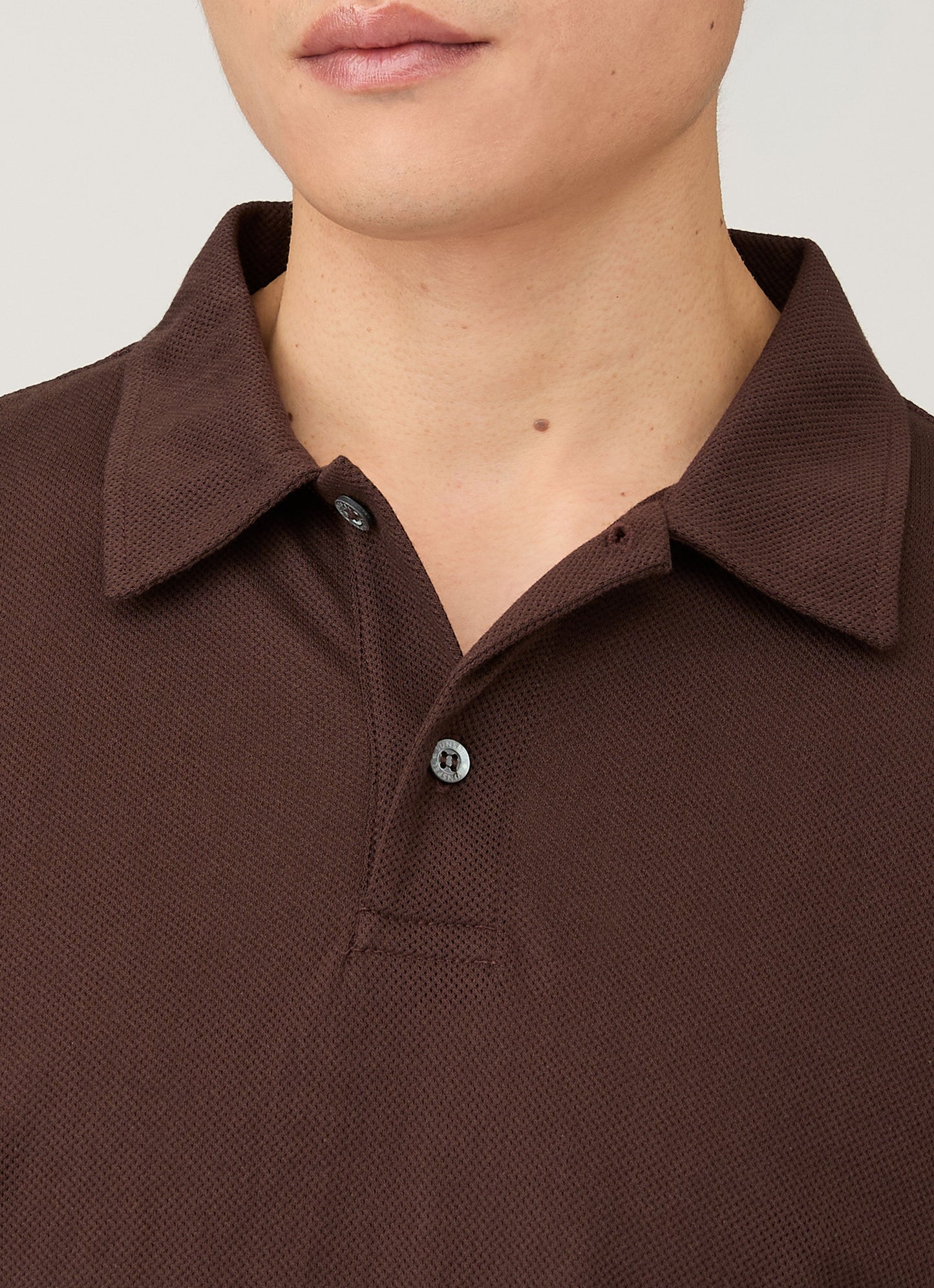 Mens Regular Fit Riviera Polo Shirt In Bakelite Mpol1076 Rdel
