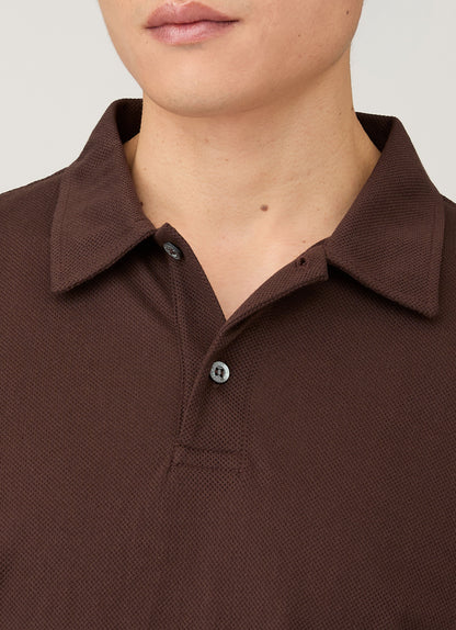 Mens Regular Fit Riviera Polo Shirt In Bakelite Mpol1076 Rdel