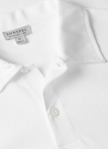 Mens Regular Fit Riviera Polo Shirt In White Mpol1076 Whaa