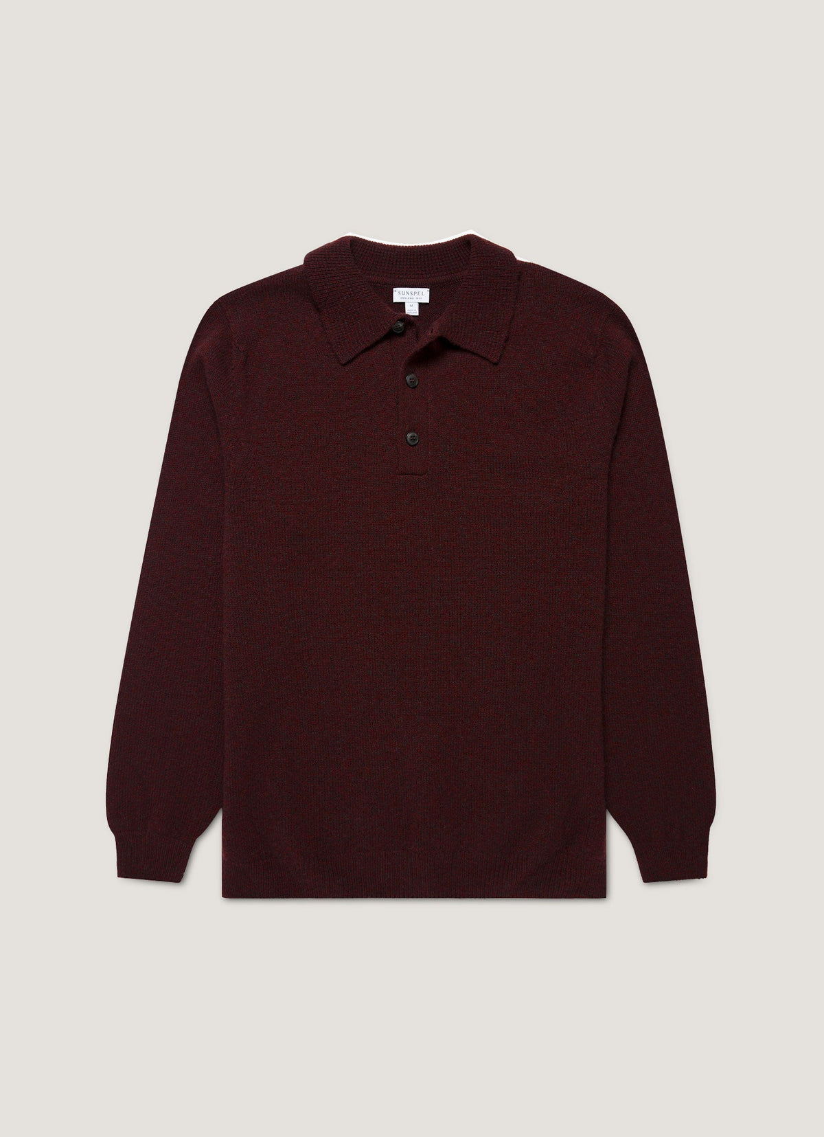 Mens Lambswool Polo Shirt In Bakelite Twist Mpol8188 Rdeo