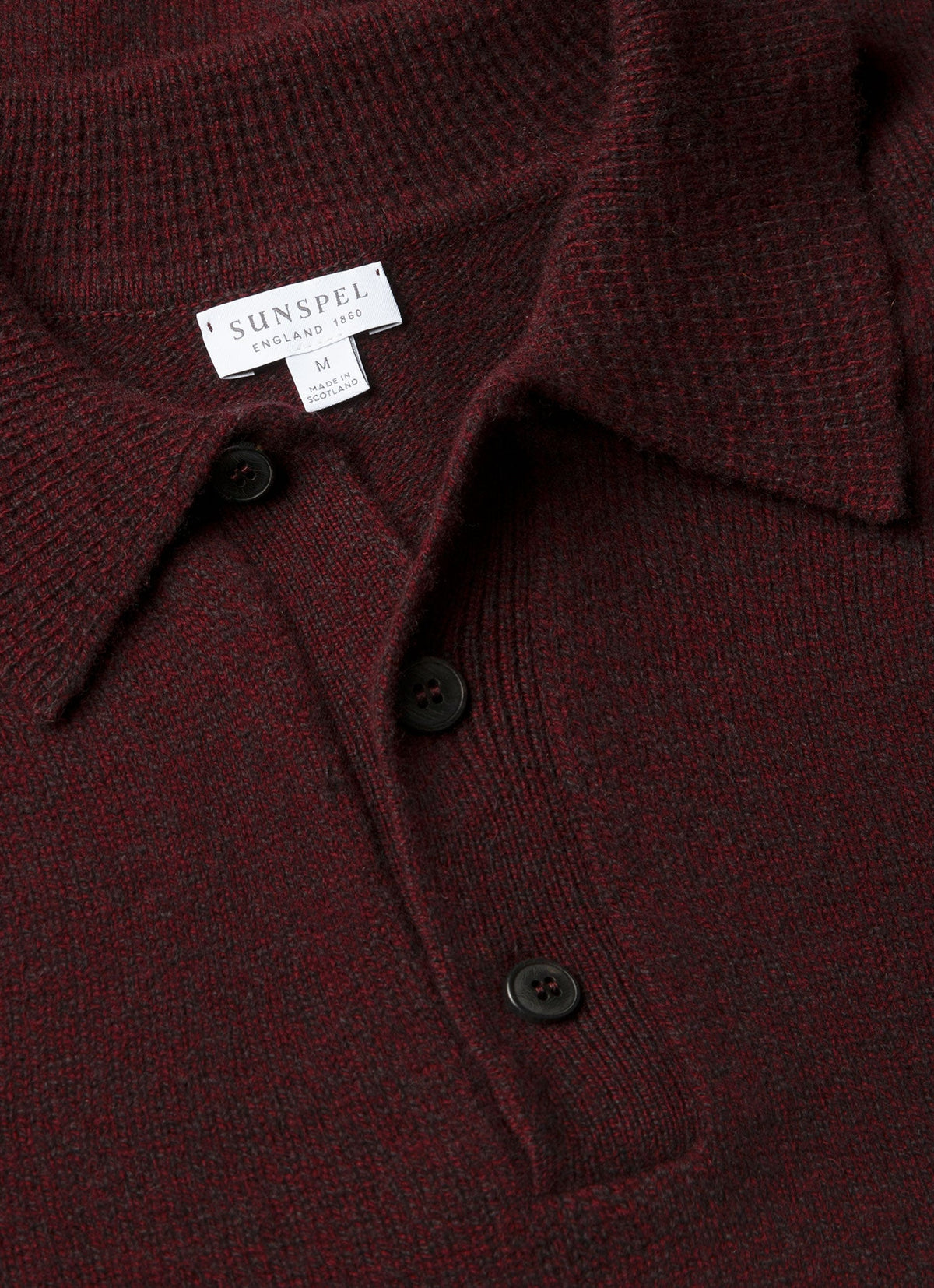 Mens Lambswool Polo Shirt In Bakelite Twist Mpol8188 Rdeo
